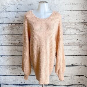 NWT Lulus tan/beige color tunic sweater